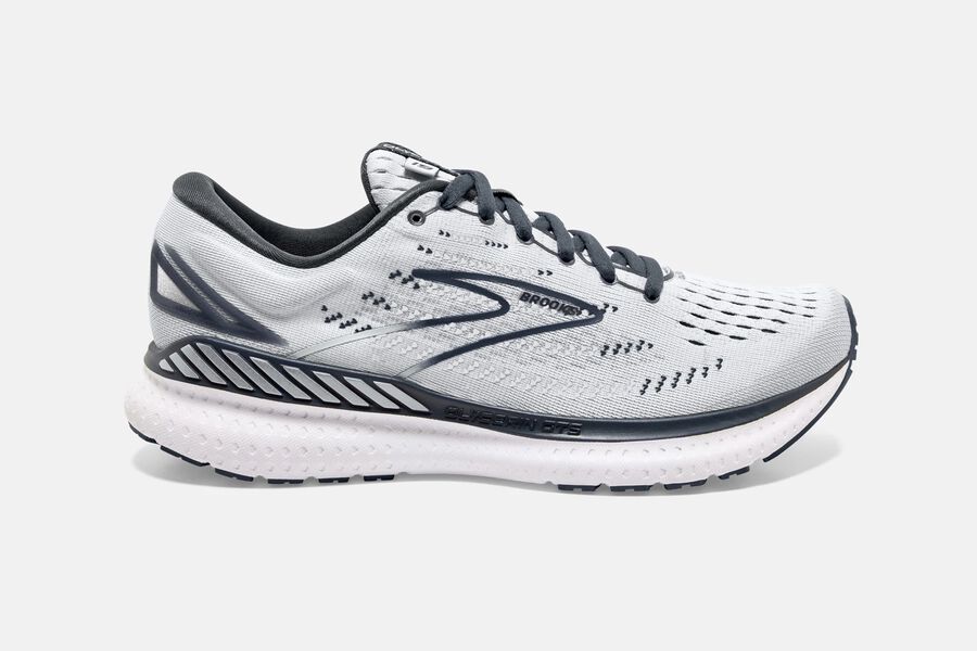 Brooks Women's Glycerin GTS 19 Road Running Shoes Grey/Ombre/White ( BQAWR8179 )